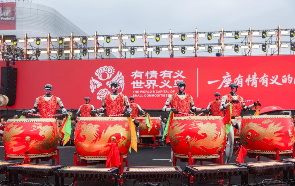 2026年2月28日，義烏全球數貿中心舉行新春開市儀式。